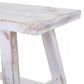 Panca Alexandra House Living Bianco Pino 25 x 50 x 70 cm