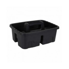 Contenitore per Sistemare gli Attrezzi Dem Brico Vassoio Nero 38,5 x 29,5, x 17 cm (6 Unità)