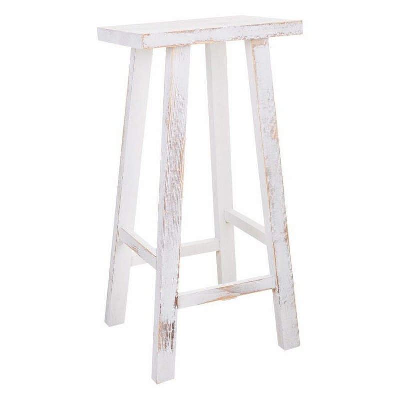 Sgabello Alexandra House Living Bianco Pino 25 x 70 x 35 cm