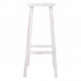Sgabello Alexandra House Living Bianco Pino 25 x 70 x 35 cm