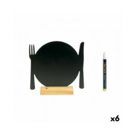 Lavagna Securit Con supporto Posate 24 x 25,3 x 6 cm