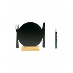 Lavagna Securit Con supporto Posate 24 x 25,3 x 6 cm