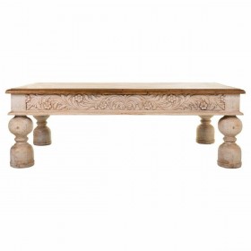 Tavolino da Caffè Alexandra House Living Legno di mango 74 x 45 x 135 cm