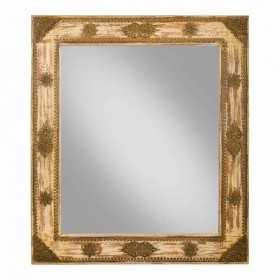 Specchio da parete Alexandra House Living Legno di mango 3 x 125 x 109 cm