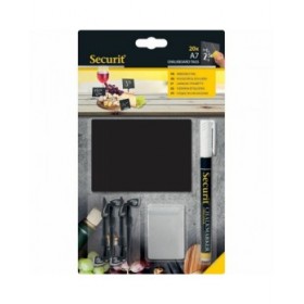 Lavagna Securit Con supporto Set 7,4 × 10,5 cm 20 Unità Nero