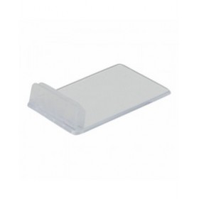Supporto Securit Insegna Trasparente Set 1 x 4 cm 10 Unità