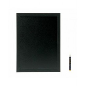 Lavagna Securit Woody Teca Da muro Nero 40 x 30 cm