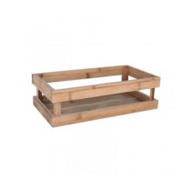 Scatola portaoggetti Inde Bambù 32,5 x 17,6 x 10 cm (3 Unità)