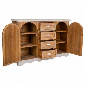 Credenza Alexandra House Living Ferro Legno di abete Legno MDF 35 x 93 x 140 cm