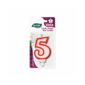 Set di Candele Algon Rosso (36 Unità)