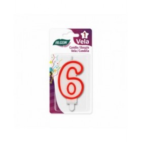 Set di Candele Algon Rosso (36 Unità)