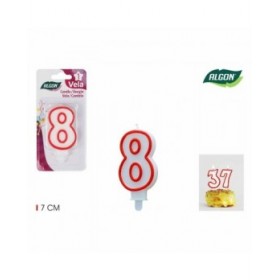 Set di Candele Algon Rosso (36 Unità)