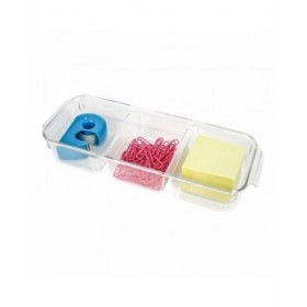 Contenitore per Sistemare Multiuso Confortime polistirene 35 x 13 x 6 cm (12 Unità)