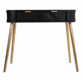 Ingresso Alexandra House Living Nero Legno MDF 42 x 79 x 88 cm