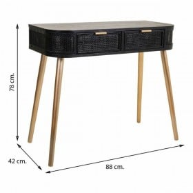 Ingresso Alexandra House Living Nero Legno MDF 42 x 79 x 88 cm