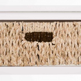 Credenza Alexandra House Living Bianco Corda Legno MDF 86 x 38 x 88 cm