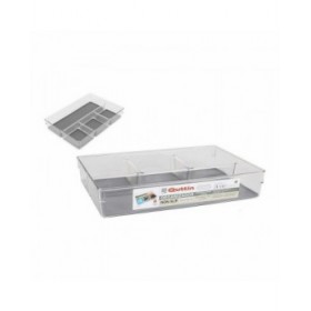 Contenitori per Cassetti Quttin Non-Slip 33 x 22,5 x 6 cm (12 Unità)
