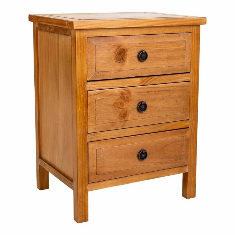 Comodino Alexandra House Living Marrone 62 x 37 x 47 cm