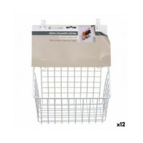 Cestino Multiuso Confortime Alluminio 7,5 x 12,5 x 24,5 cm (12 Unità)