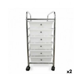 Cassettiera Confortime Conforti Metallo (2 Unità) (33 x 38,5 x 66,5 cm)