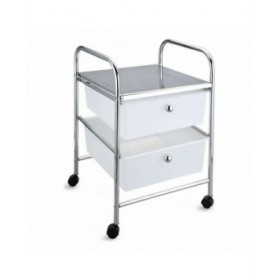 Cassettiera Confortime Metallo Con ruote Plastica 33 x 32,5 x 45,5 cm (2 Unità)