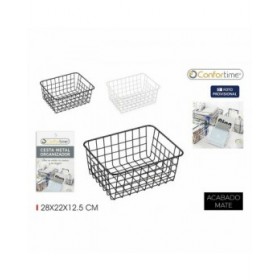 Cestino Multiuso Confortime 28 x 22 x 12,5 cm (12 Unità)