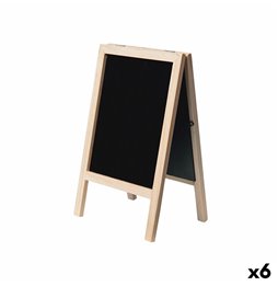Credenza Alexandra House Living Marrone Nero Grigio Vetro Ferro Legno di abete 33 x 79 x 102 cm