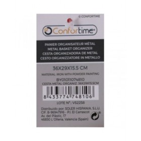 Cestino Multiuso Confortime 36 x 29 x 15,5 cm (12 Unità)