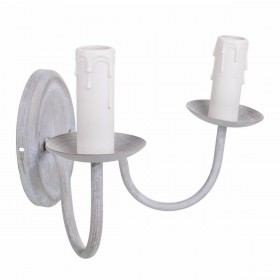 Lampada da Parete Alexandra House Living Bianco Grigio 220-240 V 19 x 18 x 32 cm