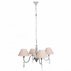 Lampadario Alexandra House Living Bianco Grigio