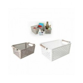 Cestino Multiuso Confortime Legno 26 x 18,5 x 12 cm (24 Unità)