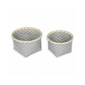 Cestino Multiuso Confortime Rotonda 26 x 26 x 17 cm 2 Pezzi (6 Unità)