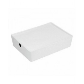 Scatola per Sistemare Impilabile Confortime Con coperchio 35 x 26 x 8,5 cm (8 Unità)