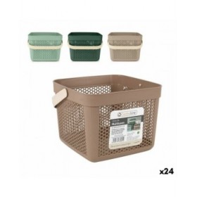 Cestino Multiuso Confortime Plastica 8 L 23,5 x 23,5 x 18,5 cm (24 Unità)