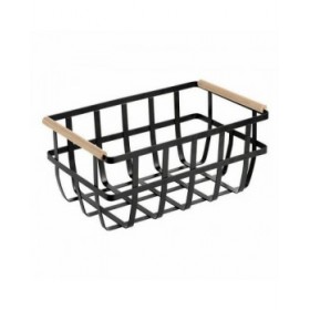 Cestino Multiuso Confortime Nero 36 x 22 x 15,5 cm (6 Unità)