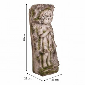 Vaso Alexandra House Living Fibra di Vetro Magnesio 22 x 78 x 29 cm