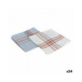 Panno Supernet Azzurro Bianco (24 Unità) (52 x 52 cm)