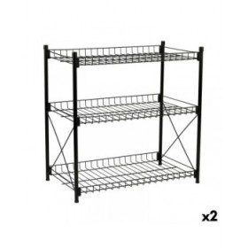 Scaffale Confortime Metallo 52 x 34 x 55 cm (2 Unità)