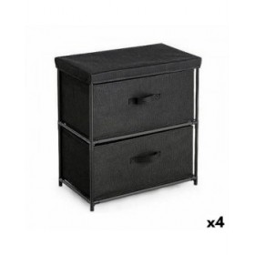 Cassettiera Confortime Nero 55 x 30 x 50 cm