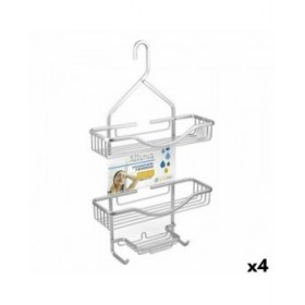 Scaffale da Bagno Confortime Alluma 35,6 x 12 x 63,5 cm (4 Unità)