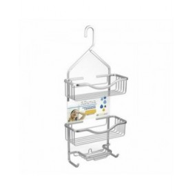 Portaoggetti da Doccia Confortime Alluminio 27,5 x 12 x 63,5 cm (4 Unità)
