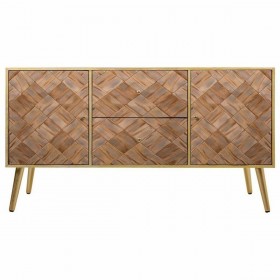 Cassettiera Alexandra House Living Marrone Legno di paulownia 41 x 65 x 118 cm