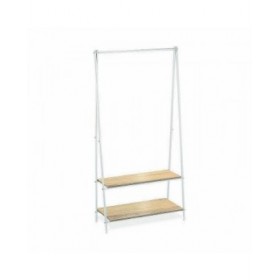 Attaccapanni da Terra Confortime Bianco Legno Metallo 80 x 40 x 160 cm