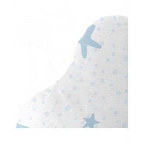 Cuscino HappyFriday Basic Azzurro Stelle 60 x 40 cm