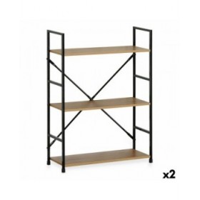 Scaffale Confortime 3 Mensole Metallo (2 Unità)