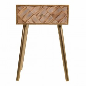 Comodino Alexandra House Living Marrone 34 x 67 x 45 cm