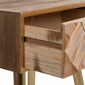 Comodino Alexandra House Living Marrone 34 x 67 x 45 cm