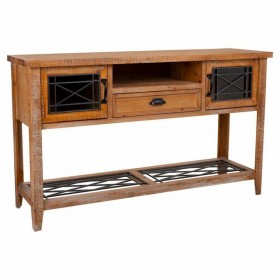 Ingresso Alexandra House Living Marrone Ferro Legno di abete Legno MDF 36 x 80 x 145 cm