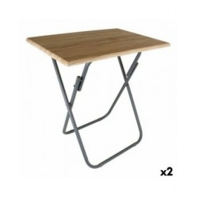 Tavolo Pieghevole Confortime Legno 73 x 52 x 75 cm (2 Unità)