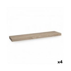 Mensole Confortime Legno MDF Marrone 23,5 x 80 x 3,8 cm (4 Unità)